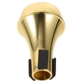 thumbnail image 4 of NIYANGLE Durable Golden Plastic Trumpet Mute Replacement with ABS Material for Home Practice Use, 4 of 8