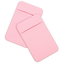 2 Pcs Stick Wallet Adhesive Mobile Phone Back Sticker Pocket Card Holder