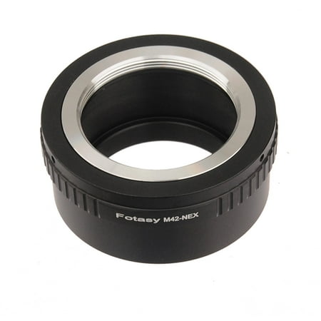 Fotasy Adjustable Brass M42 42mm Screw Mount Lens to Sony NEX E-Mount Mirrorless Camera