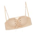 thumbnail image 4 of Sujetador de mujer sin tirantes Hacer subir Sujetador acolchado sin alambre Bralette Girl Slim Fit Chest Wrap Underwear, Color de piel, 34 / 75A Kearding AP001241-04B, 4 of 7