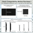 thumbnail image 4 of Universal VESA Mount Adapter - Non-VESA Adapter for 17 to 32 Inch Monitor Screens to 75x75 and 100x100 VESA Mount, Hold up to Max 22lbs, 4 of 7