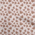 thumbnail image 1 of oneOone Velvet Rose Brown Fabric Utensils Tea Cups Diy Clothing Quilting Fabric Print Fabric By Yard 58 Inch Wide, 1 of 4