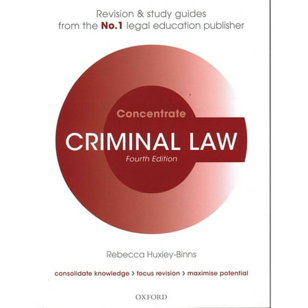 Criminal Law Concentrate: Law Revision and Study Guide
