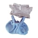 thumbnail image 4 of Ropa para muñecos de peluche de 20 cm, disfraces, accesorios para muñecos de peluche, moda para vestir raya blanca grisácea, 4 of 9