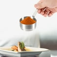 thumbnail image 4 of Tasses à Sauce en Acier Inoxydable 100ml 4oz, Mini Casserole Bol à Sauce Récipient à Sauce Jus Tasse à Sauce avec Poignée, 4 of 7