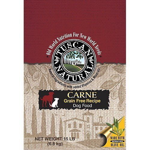 Tuscan Natural Carne Grain Free Dry Dog Food 15lb
