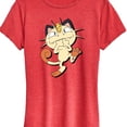 thumbnail image 3 of Pokémon - Meowth Shadow - Women's Short Sleeve Graphic T-Shirt, 3 of 5