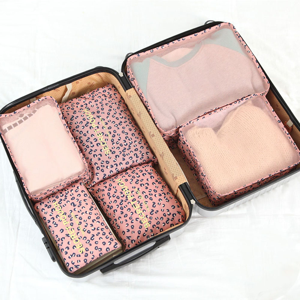 leopard print packing cubes