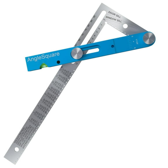 Hot6sl Aluminum Alloy Squangle Multifunction Framing Squares Innovatives Rafter Squares Tool Protractor