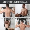 thumbnail image 2 of Multi-functional Wall Mounted Pull Up Bar Heavy Duty Chin Up Bar for Home Gym Indoor Upper Body Workout, Power Tower Set Training Equipment Fitness Dip Stand Supports to 440 Lbs, 2 of 7