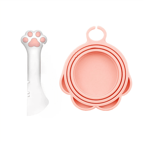 Cuchara Multifuncional para Mascotas, Cuchara para Mezclar Alimentos con Sello de Silicona para Almacenar Alimentos para Mascotas