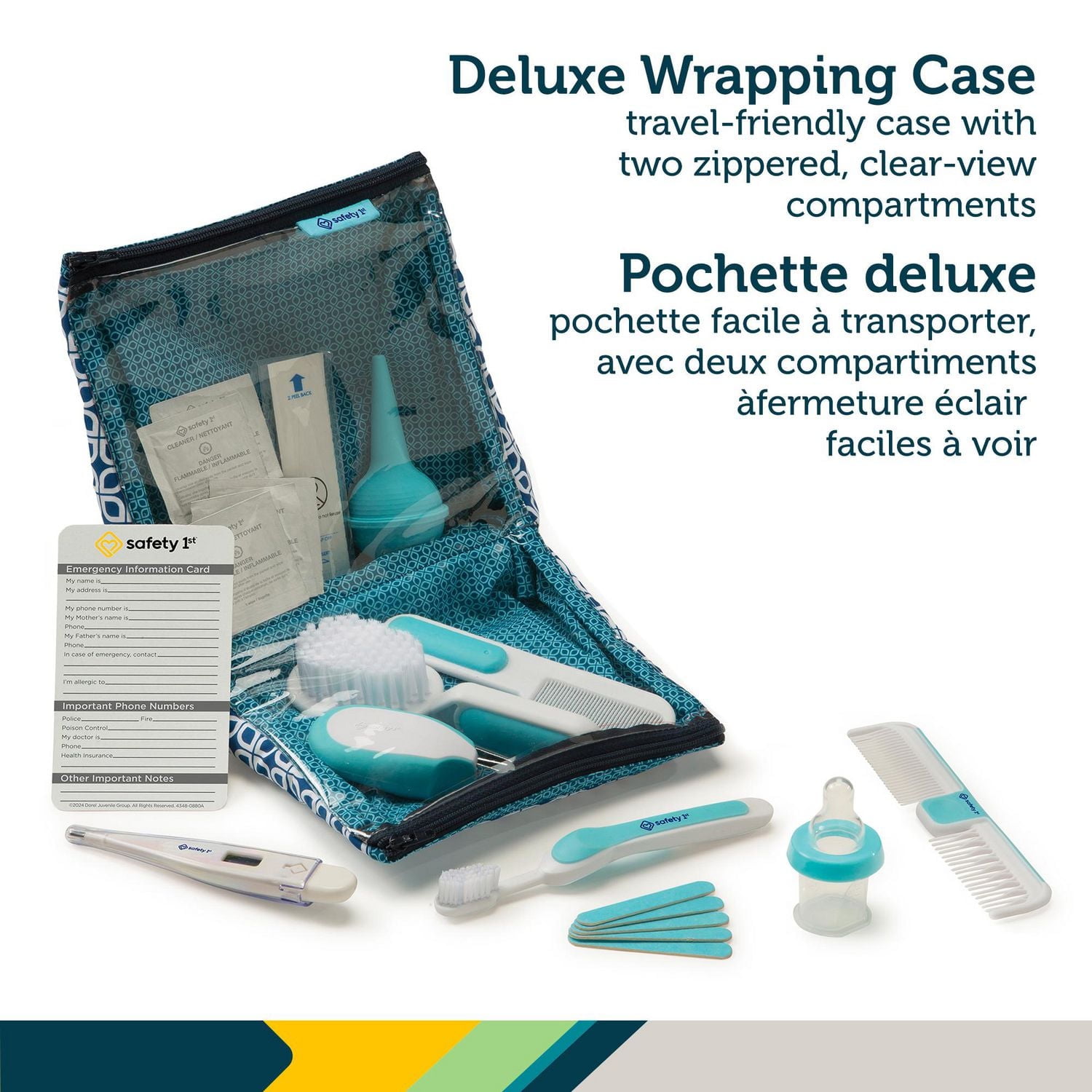 Safety 1st Deluxe Healthcare & Grooming Kit - Arctic Blue, Infant Health & Grooming