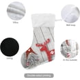 thumbnail image 3 of Coolnut Christmas Stocking Personalized Christmas Large Candy Stocking Hanging Gift Xmas Stockings Decoration 1 PC for Family Holiday Party Ornaments Decor Fireplace, 3 of 7