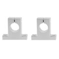 thumbnail image 1 of 2 Pcs Linear Motion Rail Clamping Rod Rail Guide Support Shaft Bracket Coupling Mount SK25 25mm, 1 of 5