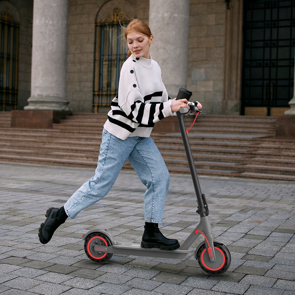 QMwheel H7 Electric Scooter for Adults 300W Motor 15mph 36V 10Ah Disc Brake