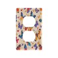 thumbnail image 3 of Switch Panel Switch Decoration 2.76x4.53x0.28 Inches Unused Outlet Cover Switch Plate Wall Plates Living Room Kitchen Bedroom Study Switches Colorful Butterfly, 3 of 8