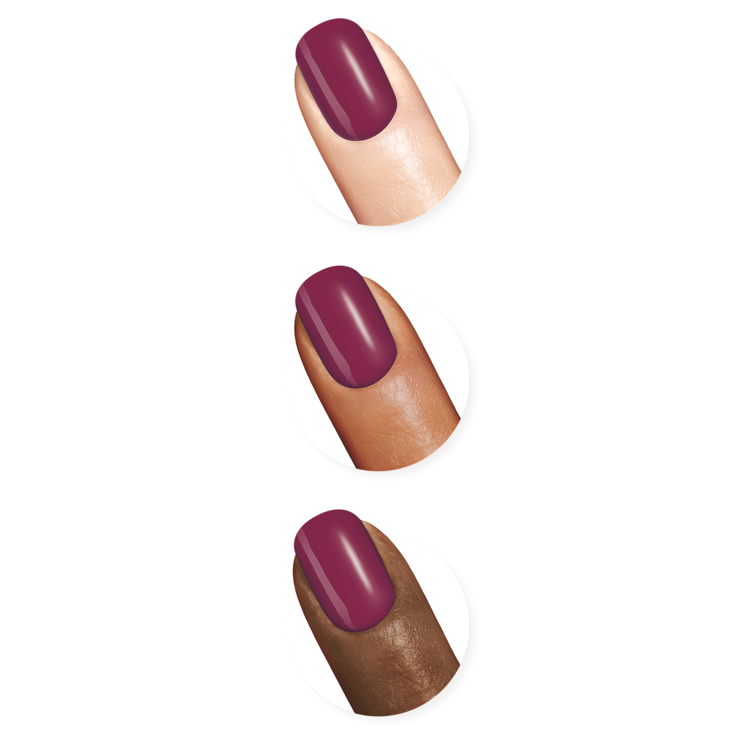 Sally Hansen Xtreme Wear Nail Polish, Drop The Beet, 0.4 fl oz, Chip Resistant, Bold Color - image 7 of 14