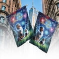 thumbnail image 4 of Happy New Year Australian Shepherd Family Cheer Winter Midnight Firework House Flag 28x40in Double Sided Aussie Dog Lover Gifts Outdoor Decor - 02025, 4 of 5