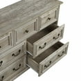 thumbnail image 4 of Jopath 7 Drawers Dresser,Farmhouse Wood Chest of Drawers Storage Dressers Organizer for Bedroom, Living Room, Hallway,Antique White02, 4 of 8