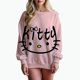 thumbnail image 1 of Sudadera con estampado de Hello Kitty para mujer, sudadera con capucha para mujer de High Street, ropa con estampado Y2K, suéter informal de cuello redondo, 1 of 1