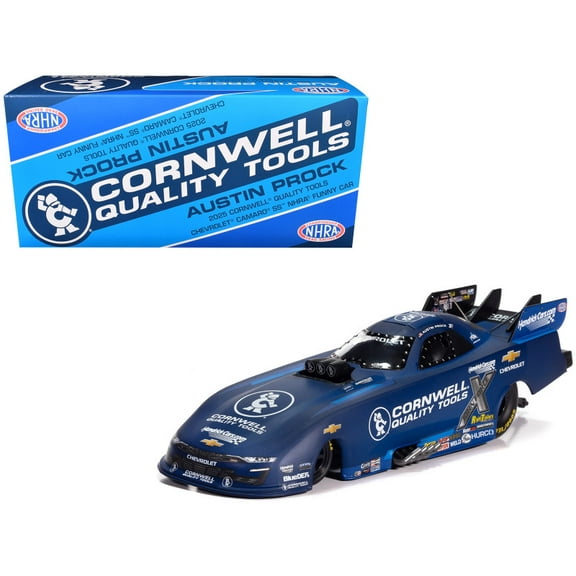 Chevrolet Camaro SS NHRA Funny Car Austin Prock "Cornwell Quality Tools" (2025) Limited Edition 1/24 Diecast Model by Auto World