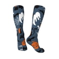 thumbnail image 5 of Lsque Halloween Printed Crew Socks Men's Women's LightWeight Thin Casual Calf Socks ,Knee High Socks,Cotton Socks, 5 of 9