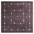 thumbnail image 4 of Rugsotic Carpets Handmade Rugs Hand Knotted Loom Square 8'x8' Brown Wool for Indoor Use, 4 of 5