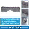 thumbnail image 3 of Colchón de coche Unique Bargains, tapete para dormir, cama de aire cómoda para el asiento trasero, almohadilla para siestas en viajes, gris, 3 of 4