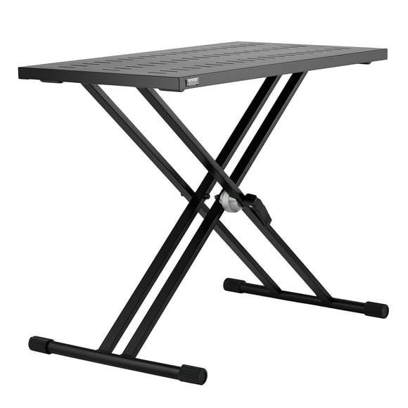VEVOR Table de DJ Portable avec Support de Clavier à Double Face, Hauteur Réglable