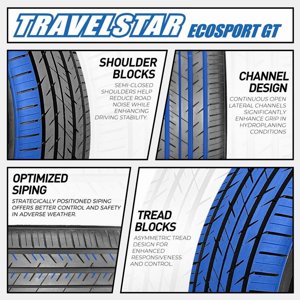 Travelstar Ecosport GT 285/50R20 116V XL High Performance All Season Passenger Tire 285/50/20 (Tire Only) Sansujyuku sansujyuku.com