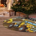 thumbnail image 6 of Yiaed Different Construction Site Vehicles Print Christmas Tree Skirt , Tree SkirtsTree Mat for Christmas Winter Holiday Indoor Decorations-30", 6 of 7