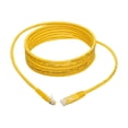 thumbnail image 2 of Eaton Tripp Lite Series Cat6 Gigabit Molded (UTP) Ethernet Cable (RJ45 M/M), PoE, Yellow, 10 ft. (3.05 m) - Patch cable - RJ-45 (M) to RJ-45 (M) - 10 ft - UTP - CAT 6 - IEEE 802.3ab/IEEE 802.5 - molded, stranded - yellow, 2 of 9