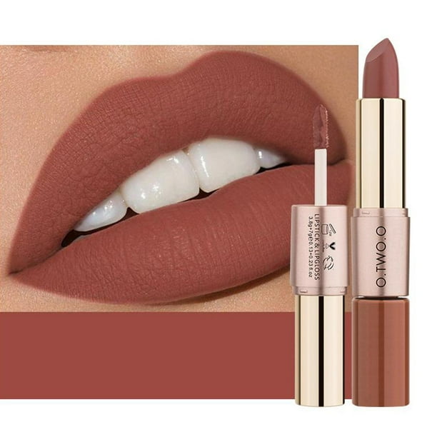 2 en un aterciopelado suave mate lápiz labial de larga duración brillo de para niñas mujeres maquillaje - 02 Salvador Dali maquillaje de lápiz labial mate