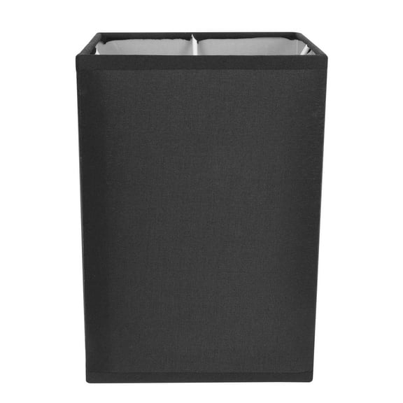 Uonlytech Square Fabric Lamp Shade Handcrafted Replacement Black Light Shade for Table and Floor Lamps