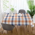 thumbnail image 6 of GZHJMY Buffalo Plaid Tablecloth, Rectangle Waterproof Washable Polyester Table Cover for Picnic Dinner Holiday Party Decor, 60 x 120 Inch, 6 of 7