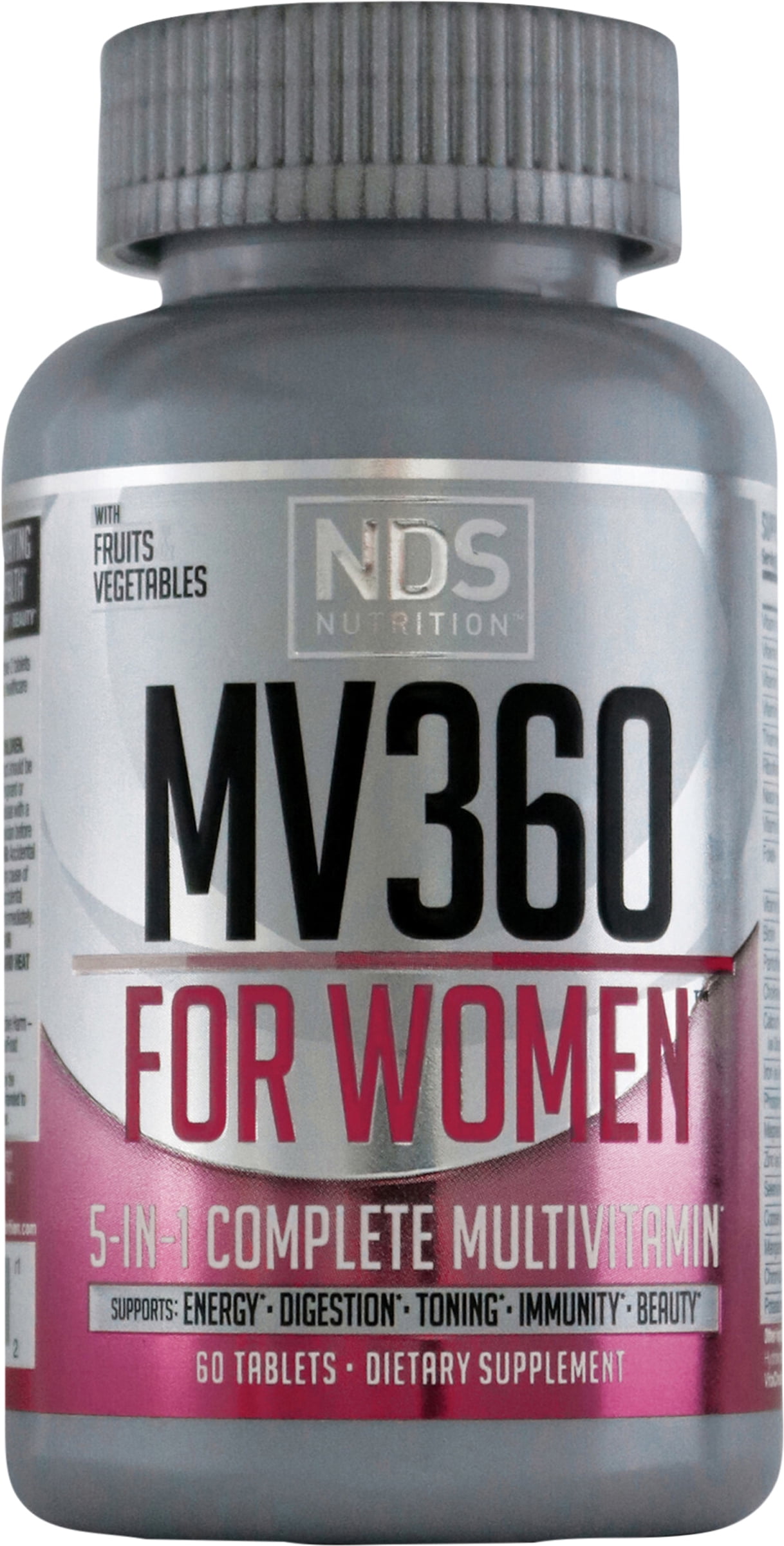 NDS Nutrition 5-in-1 Complete Multivitamin MV360 for Women 60 Tablets