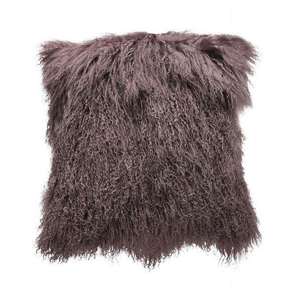 BS Trading Rug H-TIB-14-P16 16 in. No.14 Tibetan Pillow, Mauve