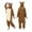 Khaki, variant on Cethrio Fleece Jumpsuits for Boys, One Piece Party Hooded Cosplay Onesie Pajamas Khaki Size 9-10 T