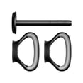 thumbnail image 4 of Lipstore Kettlebell Handles Kettlebell Grips Workout with Connector Rod Equipment Push up, 4 of 8