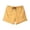 Yellow, variant on Dagugfen Shorts for Men Elastic Waist Drawstring 5" Running Workout Shorts Daily Leisure Solid Color