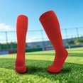 thumbnail image 2 of Boys Solid Color Football Socks Long Tube Knee High Socks Athletic Sport Socks for Soccer Training and Daily Wear, 2 of 6