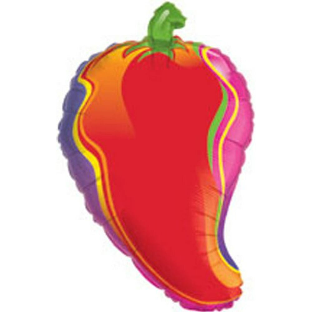 Hot Chili Pepper Helium Shape Balloon (2 pACK