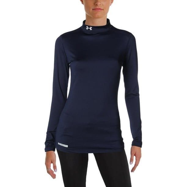 Under Armour under armour women's coldgear authentics mock, midnight