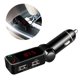 thumbnail image 1 of Coche Inalámbrico Bluetooth Fm Transmisor Reproductor de Mp3 Dual Usb Adaptador de cargador de coche Llamada Manos libres ShuxiuWang 8390605858895, 1 of 1