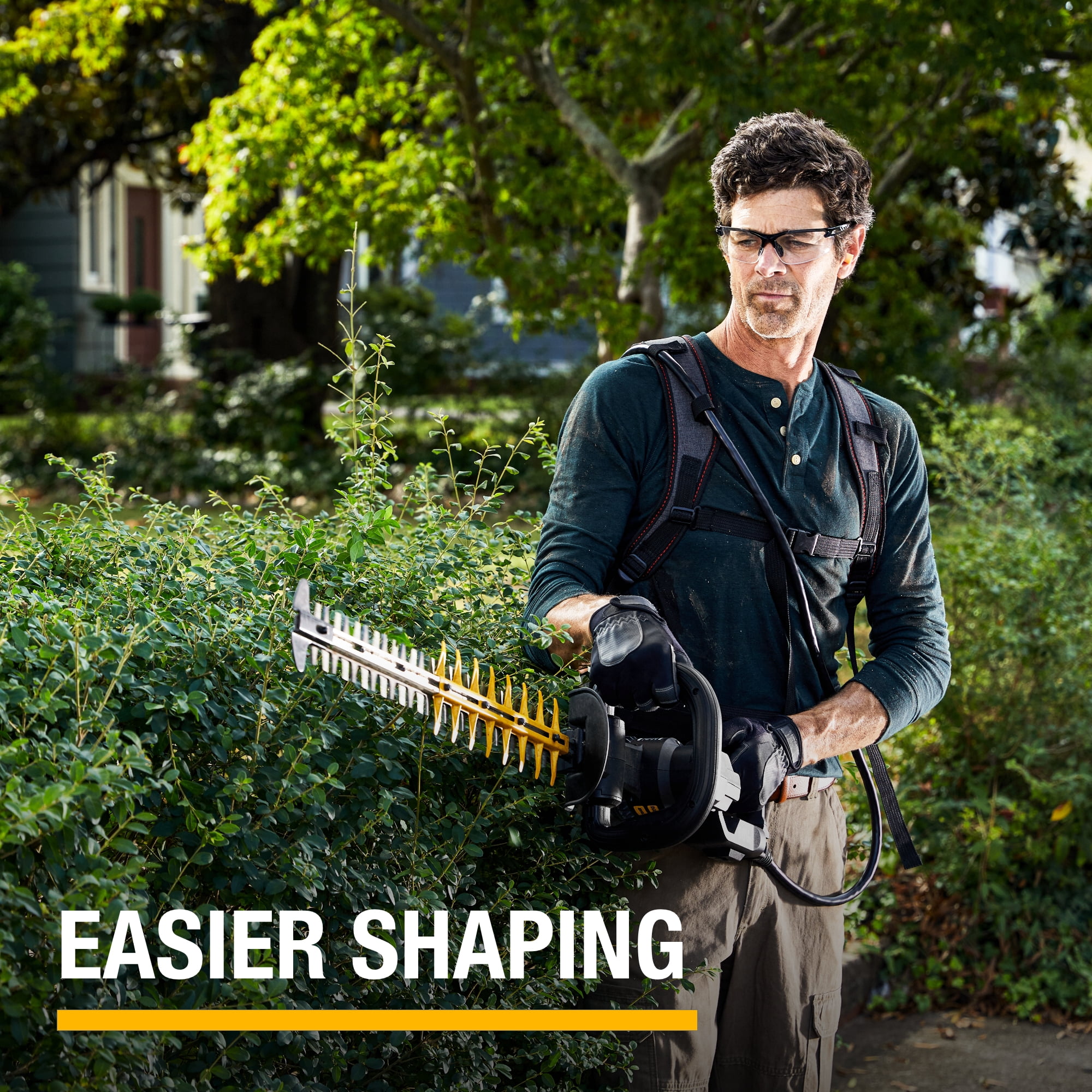 Caterpillar Cat® DG620.9 60V 25" Brushless 2-Speed Backpack Hedge Trimmer (Tool Only)