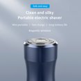 thumbnail image 2 of Mini afeitadora eléctrica portátil, recargable por USB, inalámbrica, compacta, para uso en seco y húmedo, ideal para viajes en casa., 2 of 8