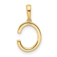 thumbnail image 4 of 10K Yellow Gold Diamond Letter C Initial Pendant (Width 8.8) - Jbsp, 4 of 5