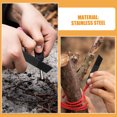 thumbnail image 3 of OUNONA 20pcs Outdoor Fire Starter Kit for Camping, Hiking, Survival Emergency Fire Rod Tools with Serrated Edge, 3 of 7