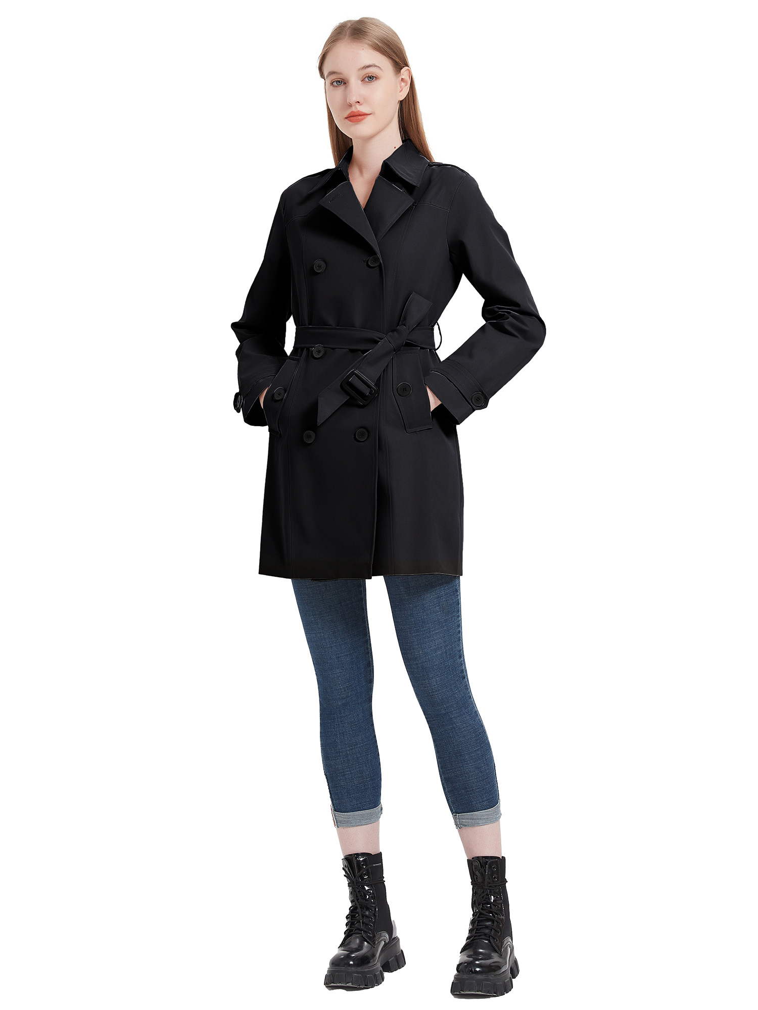 完売品curl double breasted belt point coat Lofty Italian Wool-Blend Belted Jacket in Jackets