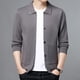 thumbnail image 5 of Suéteres nuevos Traje Suéter de hombre Cárdigan Chaqueta Chaqueta de negocios Cárdigan de hombre de alta calidad, 5 of 5